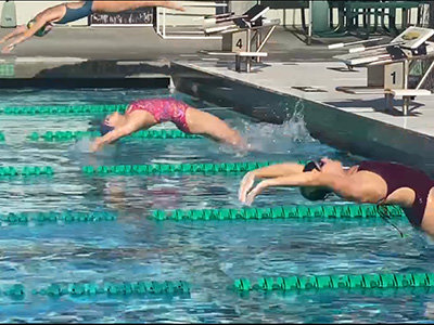 アメリカで水泳レッスン