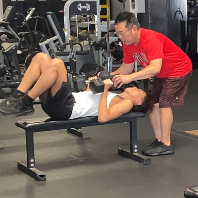 GYMでトレーニング