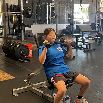 GYMでトレーニングを受ける